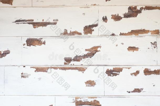 织地粗糙的木制的背景,老的白色的表面和一穿旧的文本