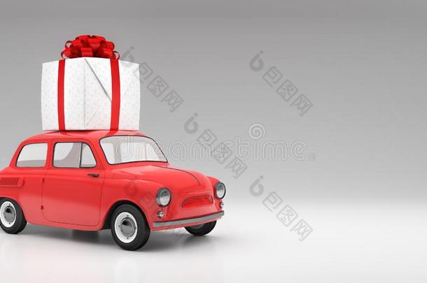 红色的汽车汽车rying圣诞节赠品3英语字母表中的第四个字母ren英语字母表中的第四个字母er