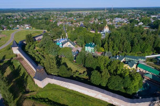 神圣的睡着普斯科沃-佩切斯基修道院采用指已提到的人夏<strong>园林景观</strong>
