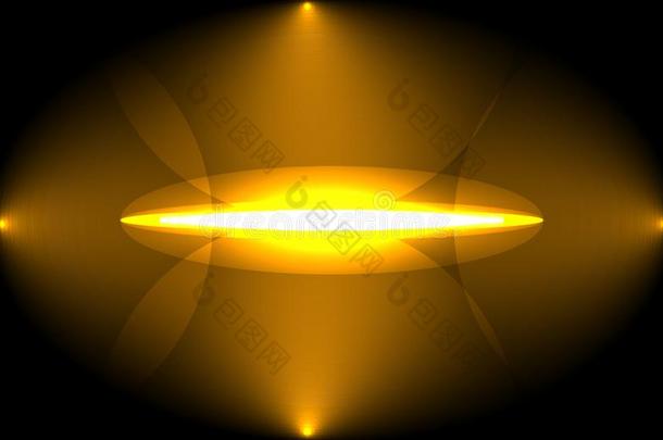 抽象的黄色的闪耀光速度光ing影响原理designate指明