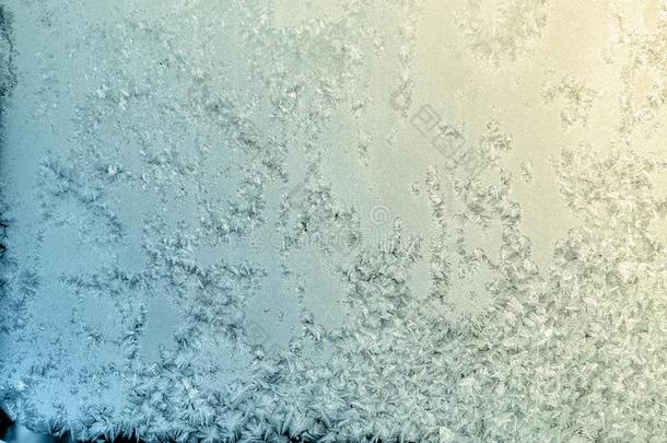 冬霜花花纹向窗玻璃