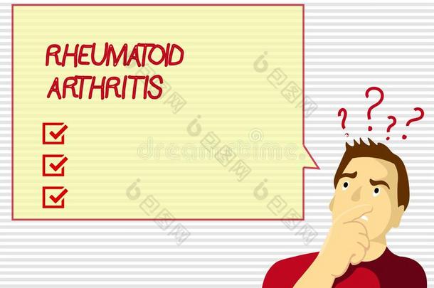 书法文本<strong>风湿病</strong>的关节炎.观念意思自动免疫