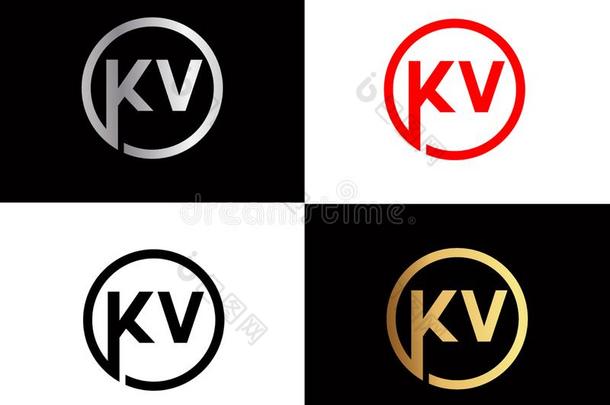 KillVirus的所写。江民杀毒软件KV系列。正方形形状信标识设计采用银金颜色