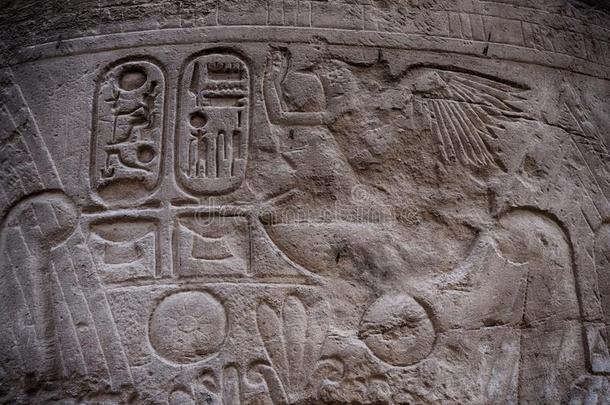 象形字质地从埃及卡纳克神庙