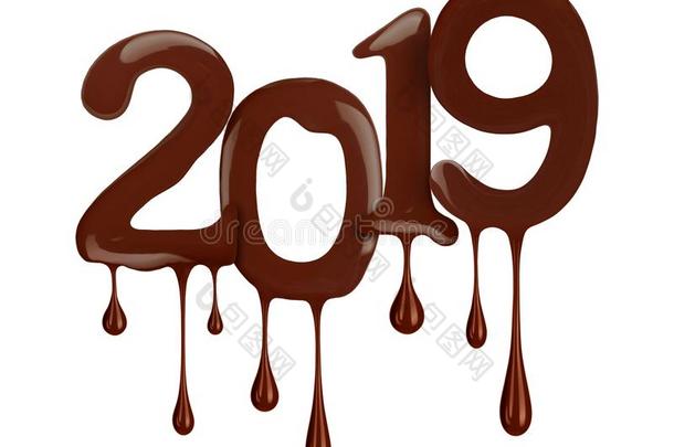 日期关于指已提到的人新的年2019年是（be的三单形式给看采用巧克力版本