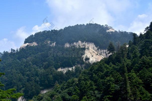 登上华山国家的公园,陕西,中国