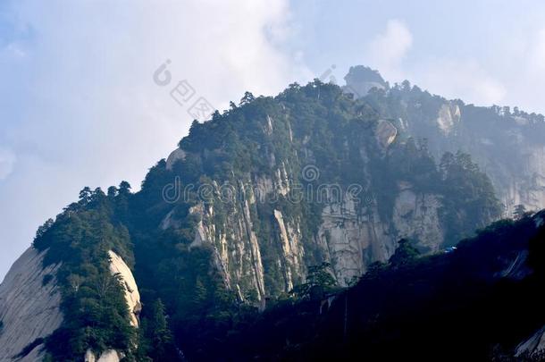 登上华山国家的公园,陕西,中国