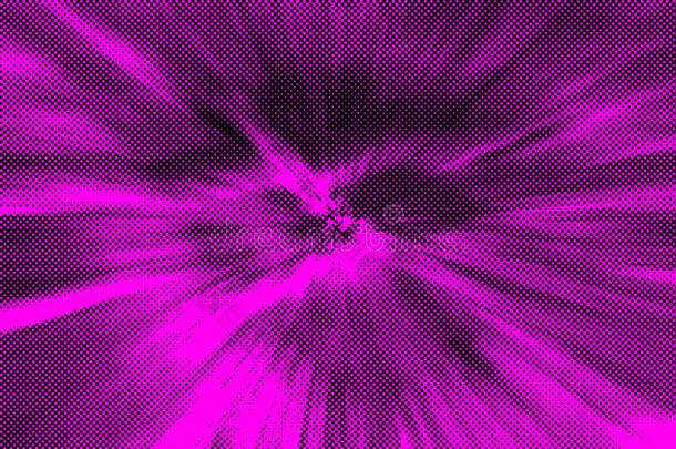 艺术抽象的喜剧的光栅影响<strong>任意</strong>的点紫色的黑的explosion爆发