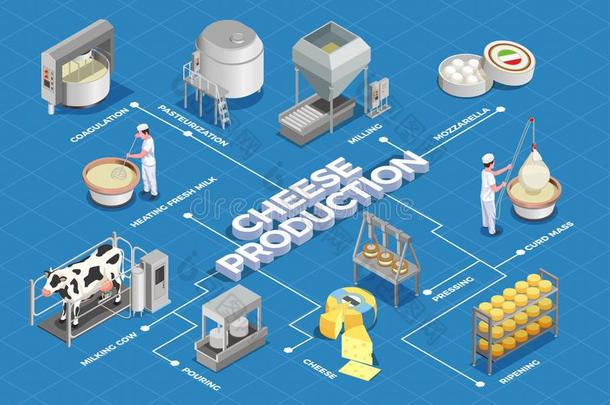奶酪生产等大的流程图