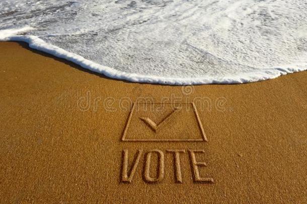 投票选举一天动机.照片影像