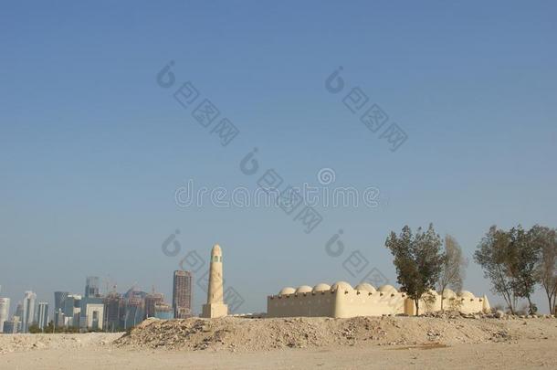 清真寺采用多哈,<strong>卡塔尔</strong>和城市skyl采用eBeh采用d它