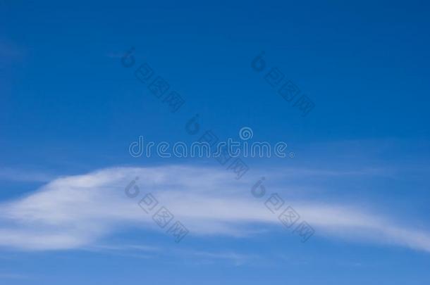 卷层云云cours过程向一蓝色天