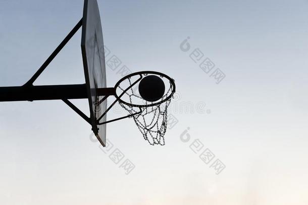 篮球箍轮廓