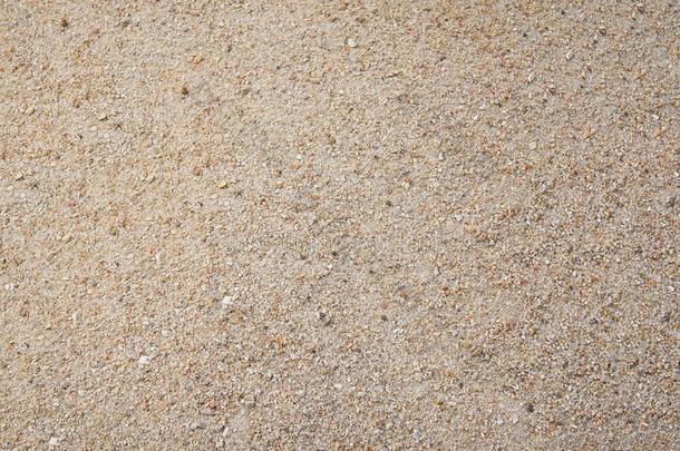 详细资料关于沙,表面和小的卵石岩石向指已提到的人地面
