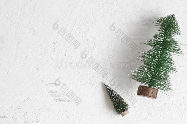 平的放置顶看法关于袖珍型的<strong>东西</strong>圣诞节树木材向乡村的白色的令马停住的<strong>声音</strong>