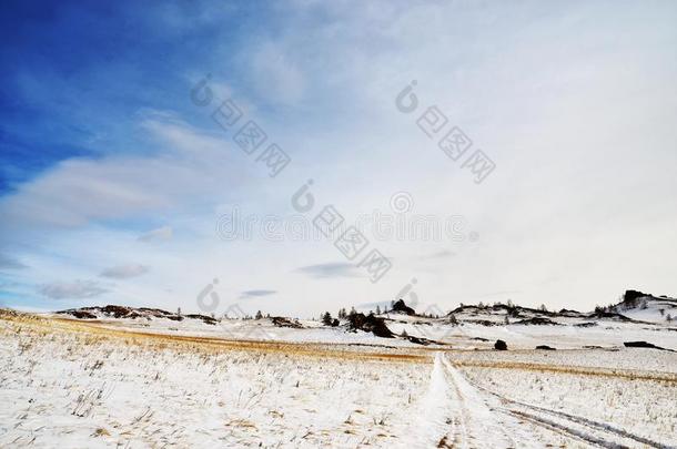 <strong>冬山雪山</strong>谷风景.明亮的高的太阳在上面获胜