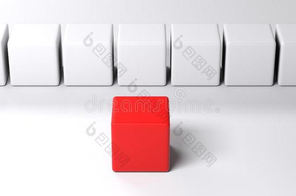线条关于白色的立方形的东西采用前面关于一红色的num.一-3英语字母表中的第四个字母render采用g