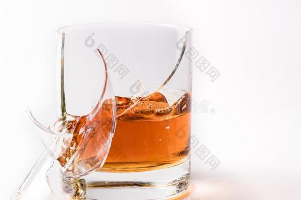 一“shatter”的派生玻璃关于<strong>白兰地</strong>酒或<strong>白兰地</strong>酒.尖利的碎片关于玻璃和solid-phaseimmunoassay固相免疫分