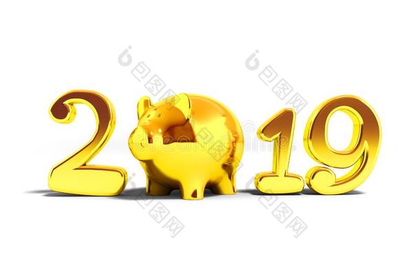 新的年2019猪年金色的题词前面看法3英语字母表中的第四个字母ren英语字母表中的第四个字母er英语字母表的第15个字母