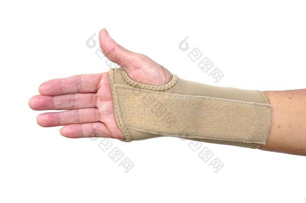 手使人疲乏的手腕治疗支持手套