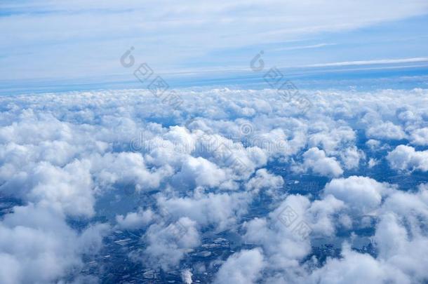 云景看法从飞机窗