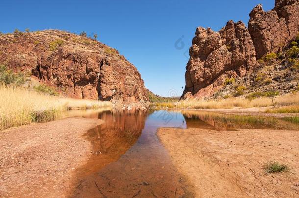 峡谷氢指数液体实验山峡,北方的领土,澳大利亚