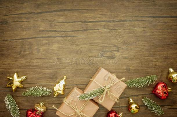 圣诞节赠品盒和包装材料工具