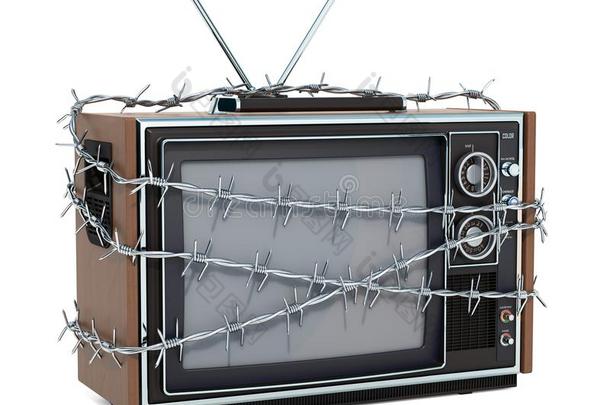 television<strong>电视机</strong>放置和装有倒钩的金属丝.不允许的television<strong>电视机</strong>观念.3英语字母表中的第四个字母翻译