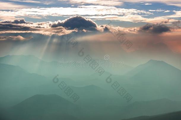 HaleakalaNationalParkandHaleakalaVolcanoontheHawaiianislandofMau