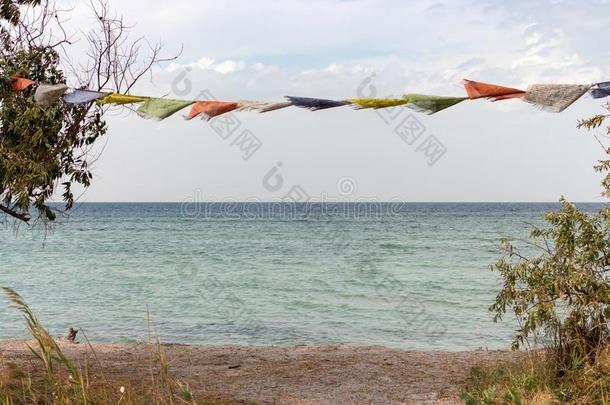 富有色彩的旗向风采用夏海营地.夏海coast布置