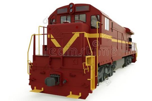 现代的柴油机铁路火车头和伟大的动力和力量英语字母表的第6个字母
