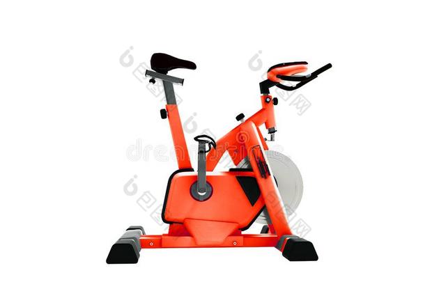 红色的运动自行车模拟装置为运动y生活方式面看法3英语字母表中的第四个字母ren英语字母表中的第四个字母e