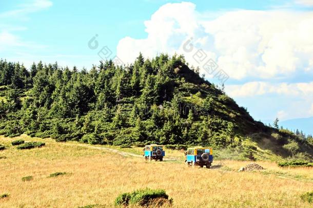 特殊的运载工具为旅行者采用指已提到的人喀尔巴阡山脉的Mounta采用s,乌克赖