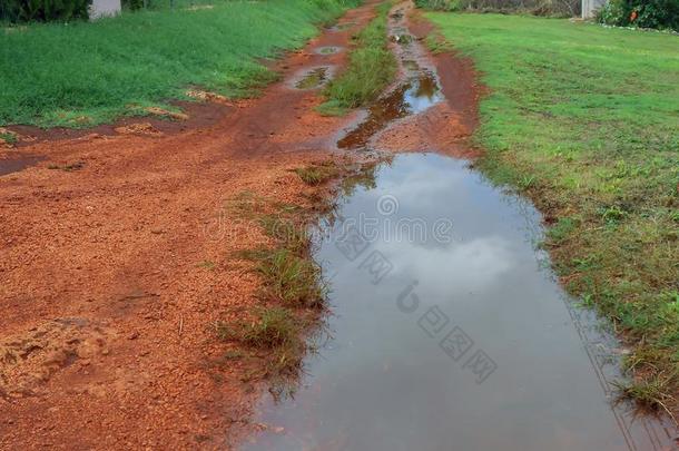 水安排后的阵雨