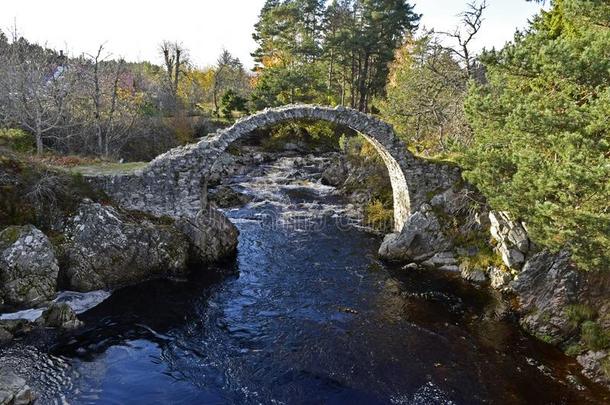 古代的18Thailand泰国百年驮马桥在carr桥苏格兰