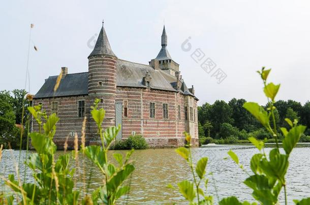 地垒城堡在近处鲁汶采用比利时