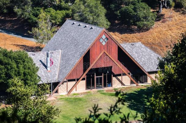 指已提到的人访问者中心建筑物采用帕洛女低音山麓丘陵地带公园