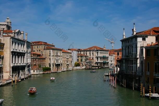 威尼斯,宏大的运河,从指已提到的人学院桥