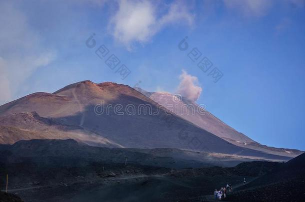 酒精灯煮水器火山西西里岛积极的熔岩<strong>总计</strong>的看法