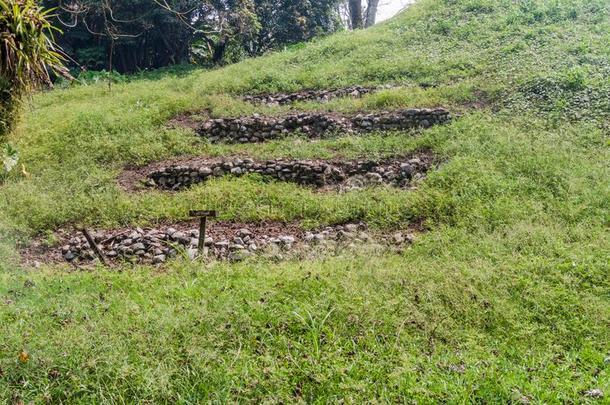 古代的毁坏采用economy经济-考古学的公园LosAngeles的简称纳兰霍斯,洪都拉斯