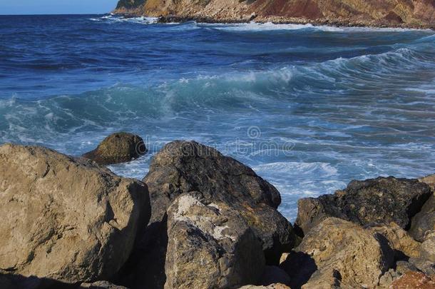 海和石头采用VALLDEMOSA<strong>作为</strong>一个整体海港,马略卡岛,SPA采用
