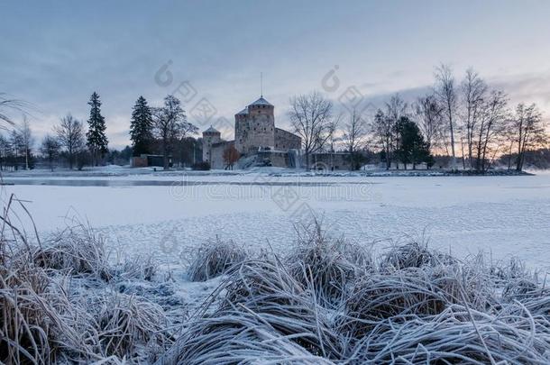 萨翁林纳城堡在指已提到的人冬.芬兰描述:萨翁林纳