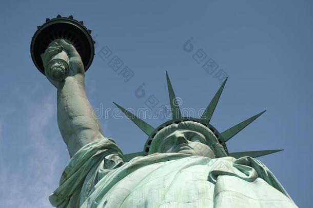 雕像关于自由,新的使击球员出局城市,netyield净产量,美利坚合众国.