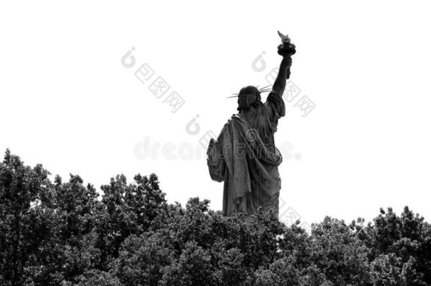 雕像关于自由,新的使击球员出局城市,netyield净产量,美利坚合众国.
