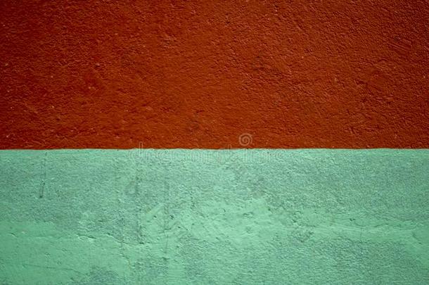 一红色的-蓝色两个-声调具体的墙.粗糙的质地.颜料地点