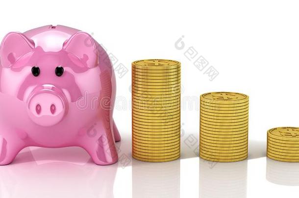<strong>小猪</strong>银行和金色的coinsurance联合保险大量.