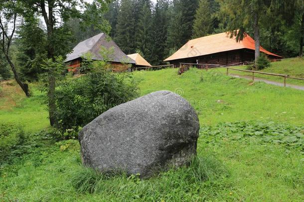 敞开的天空博物馆关于祖先村民采用斯洛伐克,祖贝雷克