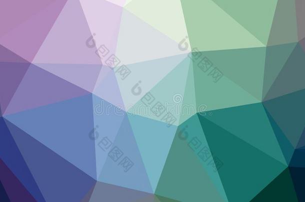 说明关于抽象的低的工艺学校蓝色,绿色的,yel低的和紫色的