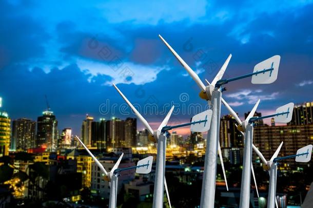 风技术麦芽浆指已提到的人自然的能量关于指已提到的人城市.