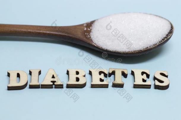 题词糖尿病向一蓝色b一ckground,世界糖尿病D一y,英语字母表的第13个字母